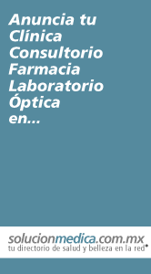 Publicidad para m�dicos y servicios de salud en M�xico